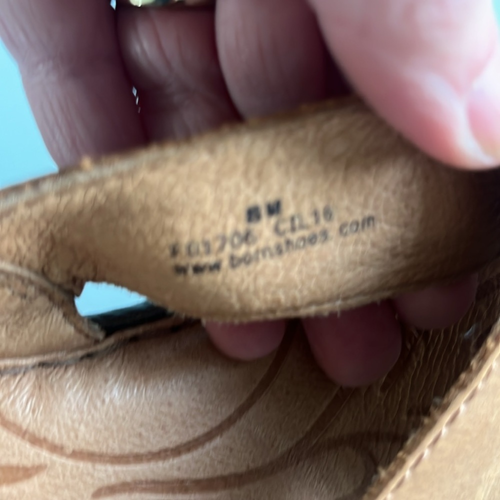 Born Women's Tan Leather Sandals size 8 - Picture 6 of 14